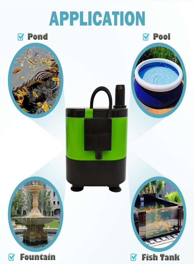 Roamoris Automatic Submersible Pump With Level Sensor,5 FT Height Fountain Water Pump For Pond, Aquariums,Fish Tank, Hydroponics,Auto Shut off, WP01 - Image 4